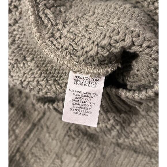 Vintage Alps Green Knit Button Front Cardigan Sweater Size S NWT Cottagecore USA - Picture 5 of 7